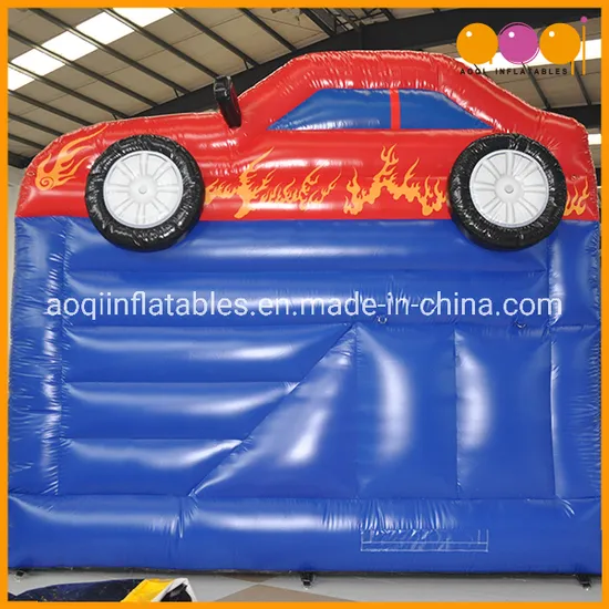 Blue Car Inflatable Bouncer (AQ741-1)