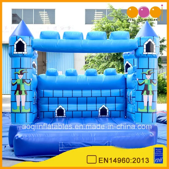 Blue Clown Inflatable Castle Bouncer (AQ514-2)