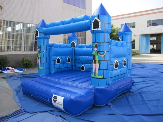 Blue Clown Inflatable Castle Bouncer (AQ514-2)