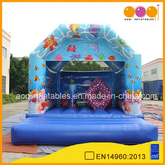 Blue Inflatable Ocean Bouncer for Park (AQ01852-2)