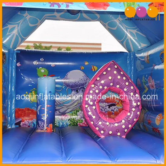 Blue Inflatable Ocean Bouncer for Park (AQ01852-2)