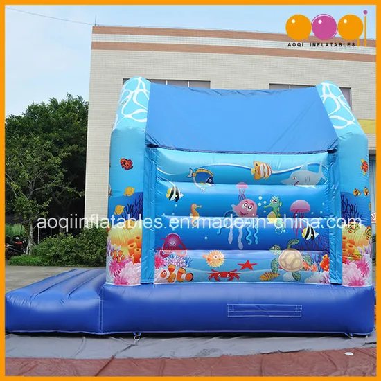 Blue Inflatable Ocean Bouncer for Park (AQ01852-2)