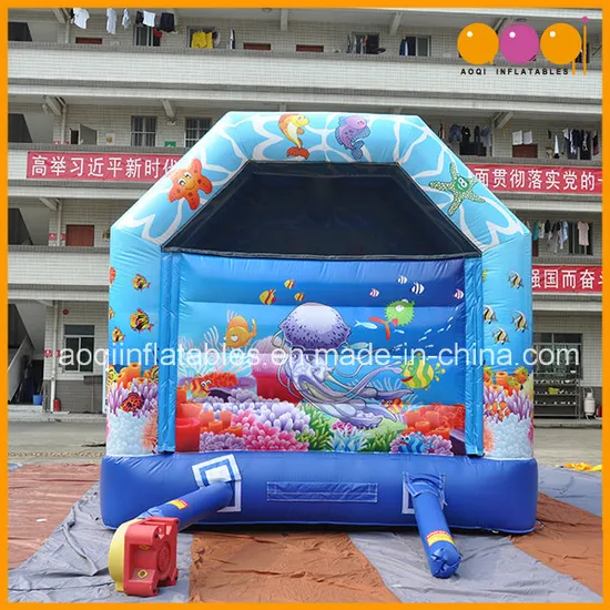 Blue Inflatable Ocean Bouncer for Park (AQ01852-2)