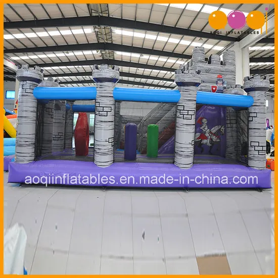 Castle Theme Inflatable Slide (AQ07102-36)