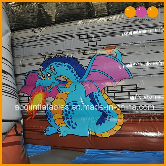 Castle Theme Inflatable Slide (AQ07102-36)