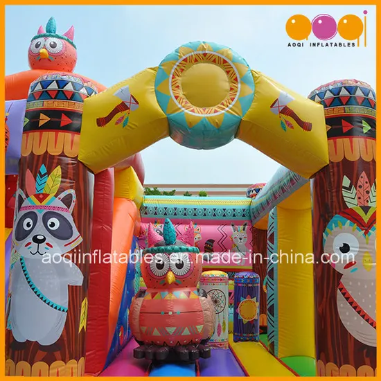 Child Toy Animal Totem Inflatable Bouncer with En14960 Certification (AQ01850)