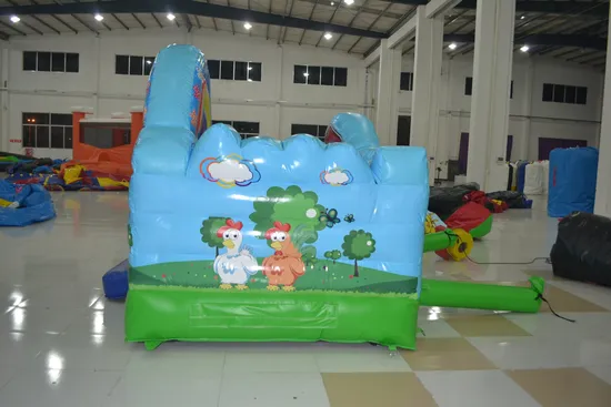 China Inflatable Children′s Playground Animal Theme Rainbow Bouncer with Cartoon Painting (AQ0105-1)