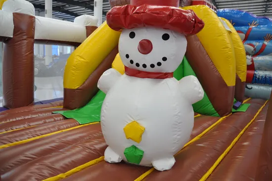 Christmas Inflatable Decoration Snowman Fun City Inflatable Christmas Tree Bouncer (AQ1344-4)