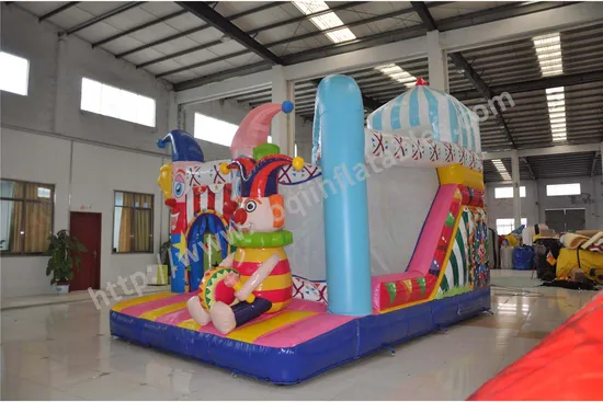 Circus Clown Inflatable Jumping Castle Moonwalk Bouncer for Sale (AQ01623)