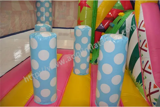 Circus Clown Inflatable Jumping Castle Moonwalk Bouncer for Sale (AQ01623)