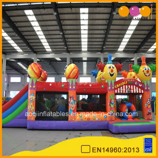 Circus Clown Inflatable Obstacle Course (AQ1446-3)