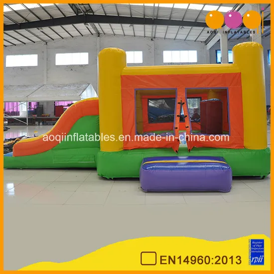 Colorful Combo Jumping Bouncer Inflatable with Slide (AQ720-8)