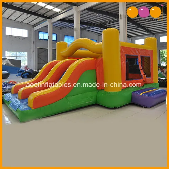 Colorful Combo Jumping Bouncer Inflatable with Slide (AQ720-8)