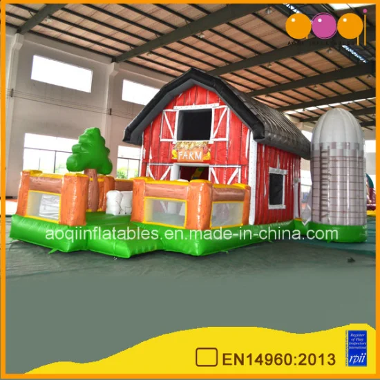 Colorful Farm House Inflatable Bouncer (AQ150)