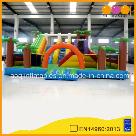 Colorful Inflatable Game Toy Jungle Fun City (AQ1314-2)