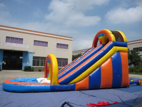 Colorful Inflatable Pool Water Slides Summer Slide (AQ1007)