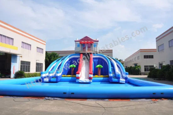 Commercial Grade Amusement Park Inflatable Game Water Slide Inflatable Slide (AQ01732-3)