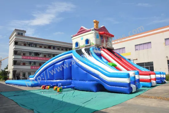 Commercial Grade Amusement Park Inflatable Game Water Slide Inflatable Slide (AQ01732-3)