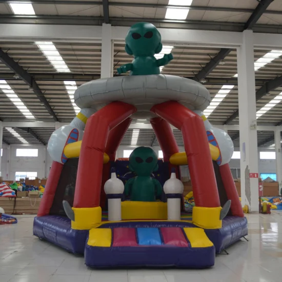 Commercial Household Rental Outdoor Inflatable Alien Bouncer (AQ01403)