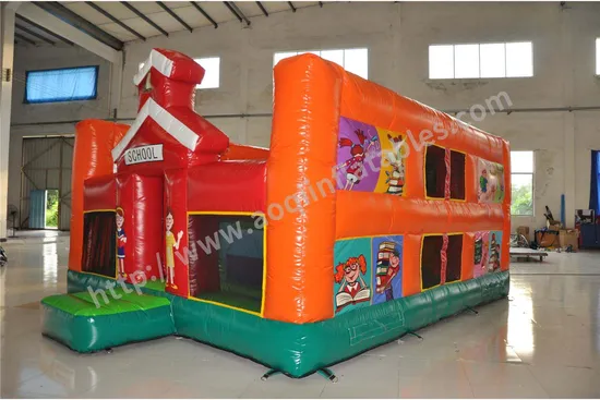 Commercial Inflatable Jumping Moonwalk School Bounce House Inflatable Bouncer (AQ13204)