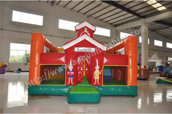 Commercial Inflatable Jumping Moonwalk School Bounce House Inflatable Bouncer (AQ13204)