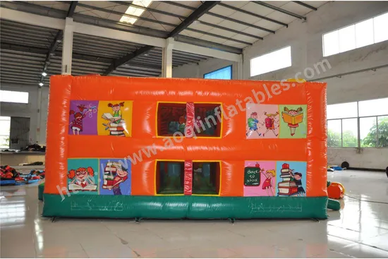 Commercial Inflatable Jumping Moonwalk School Bounce House Inflatable Bouncer (AQ13204)