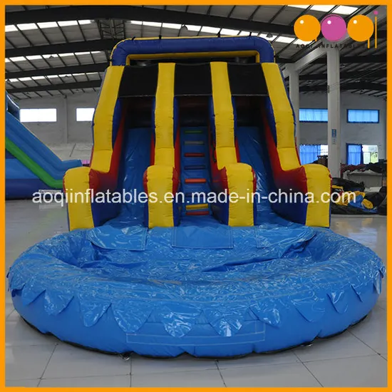 Commercial Inflatable Water Game Slide for Adult and Kids (AQ1061-4)