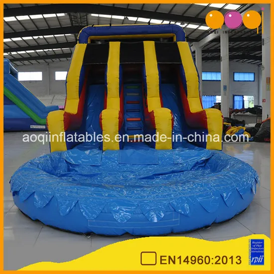 Commercial Inflatable Water Game Slide for Adult and Kids (AQ1061-4)