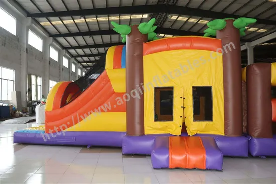 Commercial Safari Theme Inflatable Challenge Games Inflatable Obstacle (AQ14105)