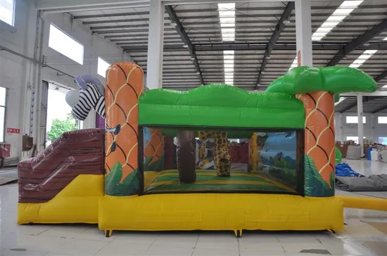 Crazy Zoo Inflatable Bouncer Slide Combo (AQ07175)