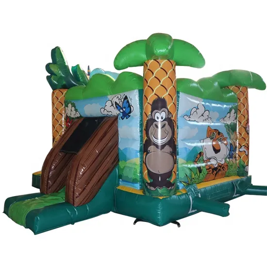 Deer Cartoon Bounce Slide House Inflatable Castle (AQ01525)