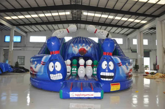 En14960 Amusement Park Crazy Bowling Inflatable Bouncing Bouncer (AQ01702)