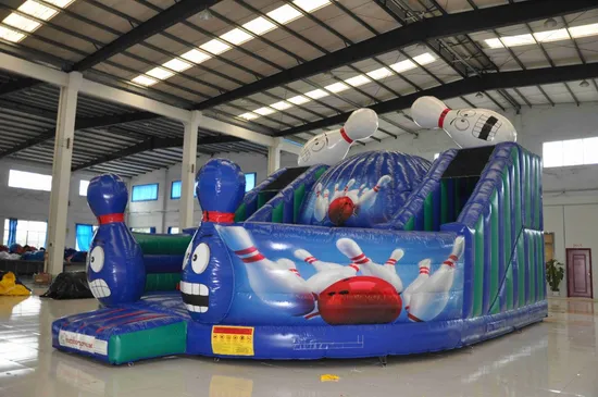 En14960 Amusement Park Crazy Bowling Inflatable Bouncing Bouncer (AQ01702)