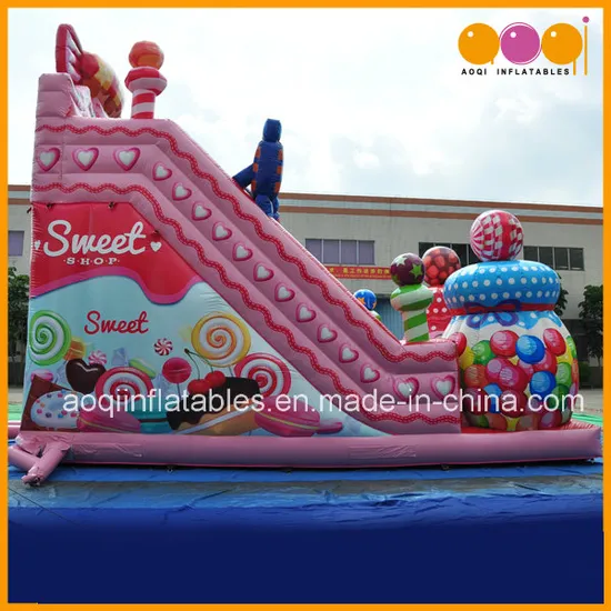 Factory Candy Commercial Inflatable Combo with Slide (AQ01756)