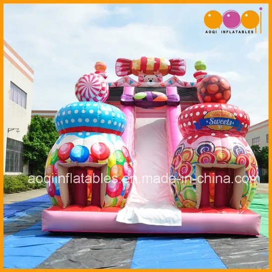 Factory Candy Commercial Inflatable Combo with Slide (AQ01756)