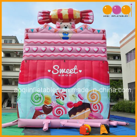 Factory Candy Commercial Inflatable Combo with Slide (AQ01756)