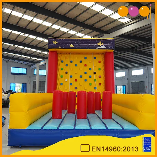 Factory Price Inflatable Climbing Wall Sport Game for Kids (AQ01136-1)