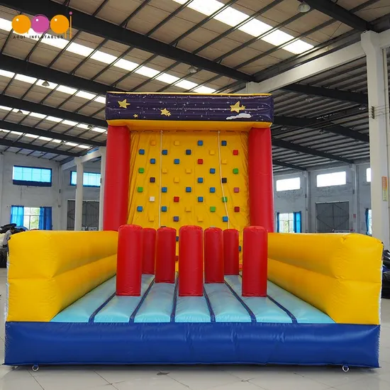 Factory Price Inflatable Climbing Wall Sport Game for Kids (AQ01136-1)