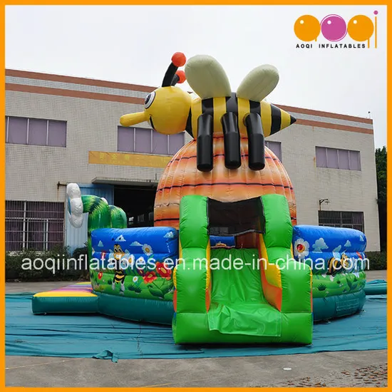 Factory Price Kindergarten Toy Children Amusement Equipment Bee Inflatable Bouncer (AQ01827)