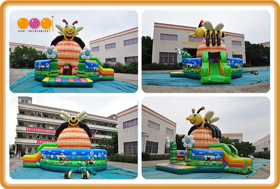 Factory Price Kindergarten Toy Children Amusement Equipment Bee Inflatable Bouncer (AQ01827)