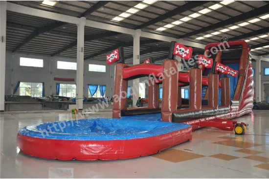 Fiesta Slip Slide Pirate Inflatable Water Slide for Kids and Adults (AQ1525)