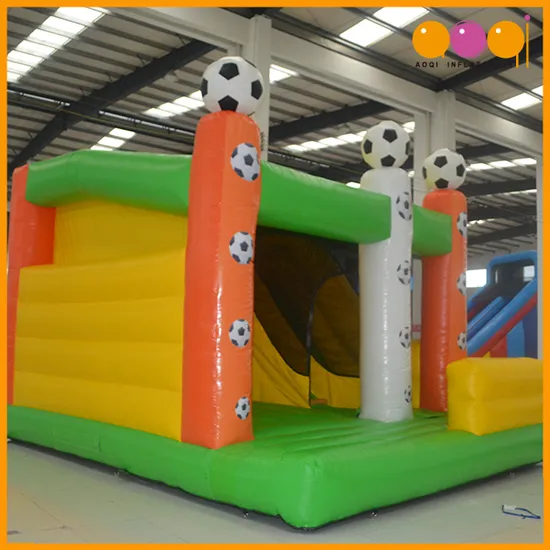 Football Theme Inflatable Combo Playground with Slide for Kids (AQ749-2)