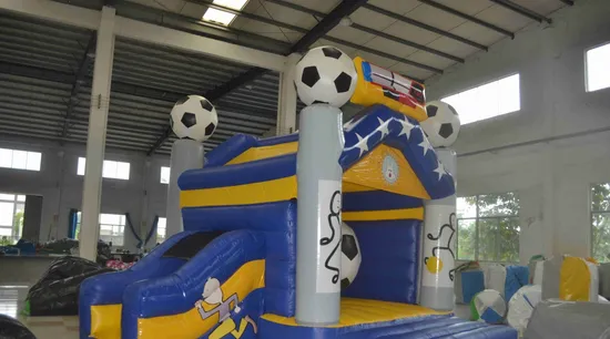 Football Theme Inflatable Jumper for Amusement (AQ627)