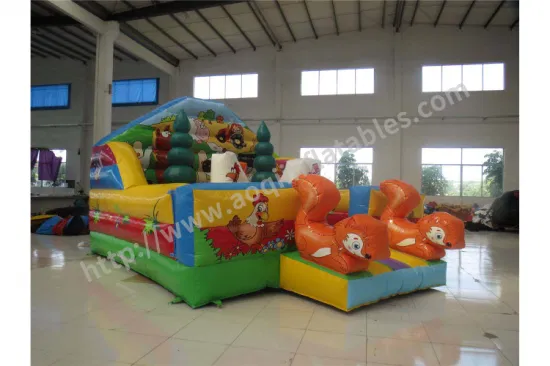 Fun Animal World Bouncer Inflatable Bouncer (AQ0198)