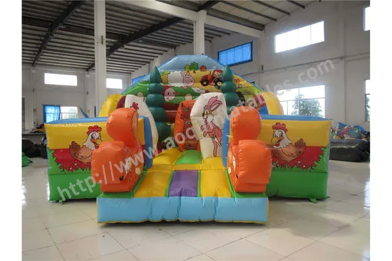 Fun Animal World Bouncer Inflatable Bouncer (AQ0198)