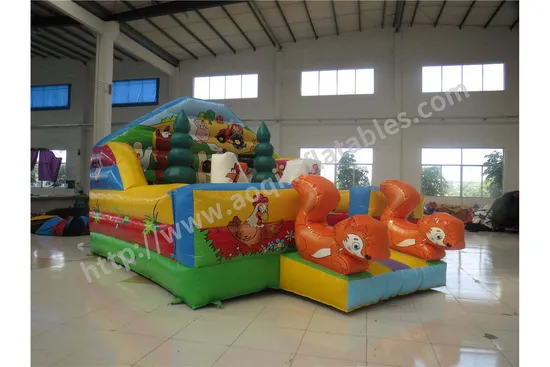 Fun Animal World Bouncer Inflatable Bouncer (AQ0198)