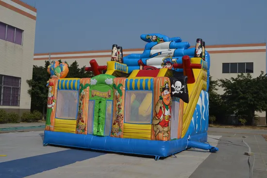 Giant Inflatable Trampoline Pirate Slide (AQ0141-5)