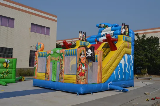 Giant Inflatable Trampoline Pirate Slide (AQ0141-5)