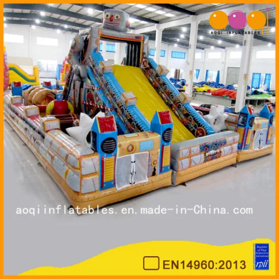 Giant Robot Theme Inflatable Playground for Amusement (AQ0104-1)