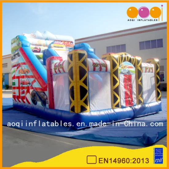 Happy Racing Inflatable Standard Slides Kids Big Slide for Sale (AQ0141-1)